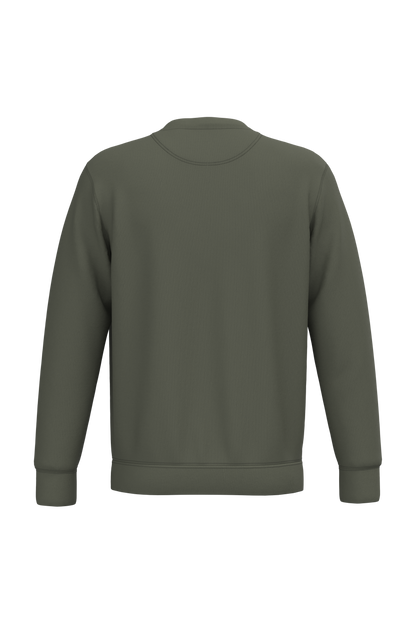 NS400 - Sudadera  ecorresponsable de cuello redondo unisex - Organic Khaki - trasera
