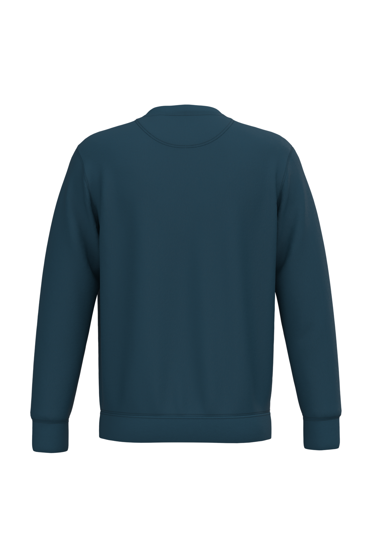 NS400 - Sudadera  ecorresponsable de cuello redondo unisex - Peacock Blue - trasera