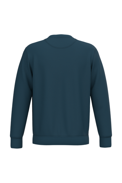 NS400 - Sudadera  ecorresponsable de cuello redondo unisex - Peacock Blue - trasera