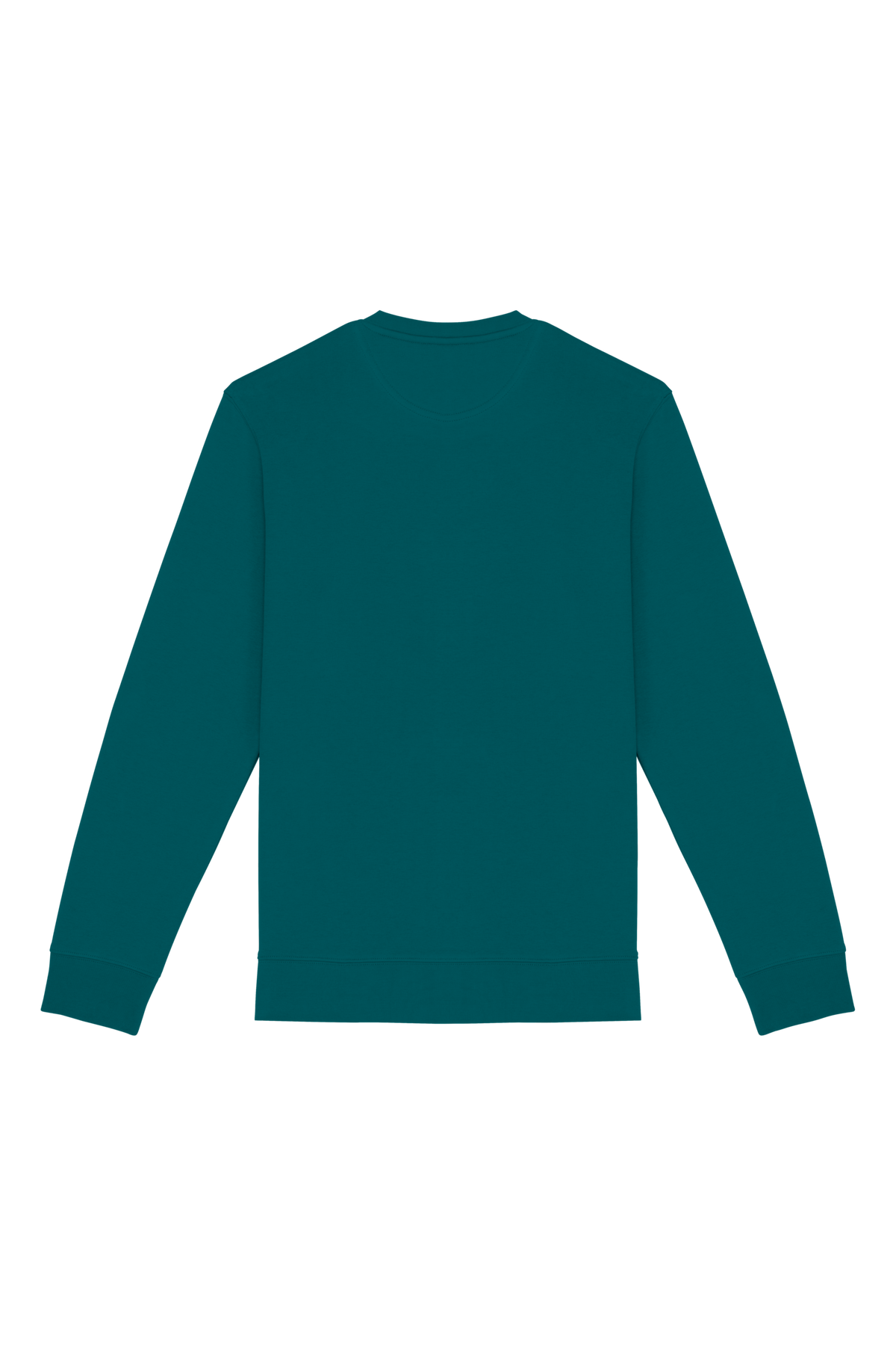 NS400 - Sudadera  ecorresponsable de cuello redondo unisex - Peacock Green - trasera