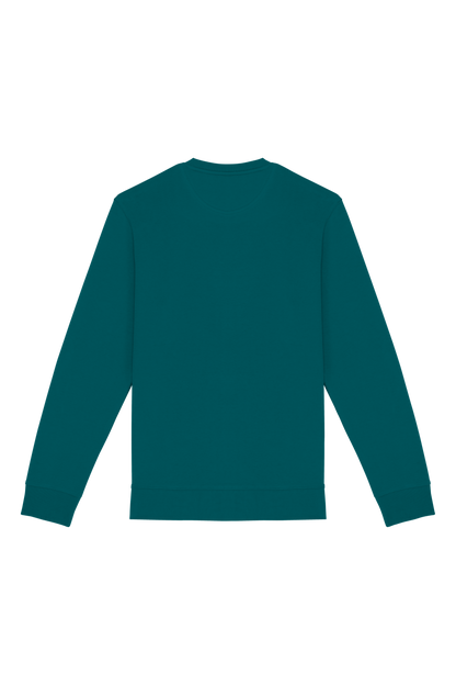 NS400 - Sudadera  ecorresponsable de cuello redondo unisex - Peacock Green - trasera