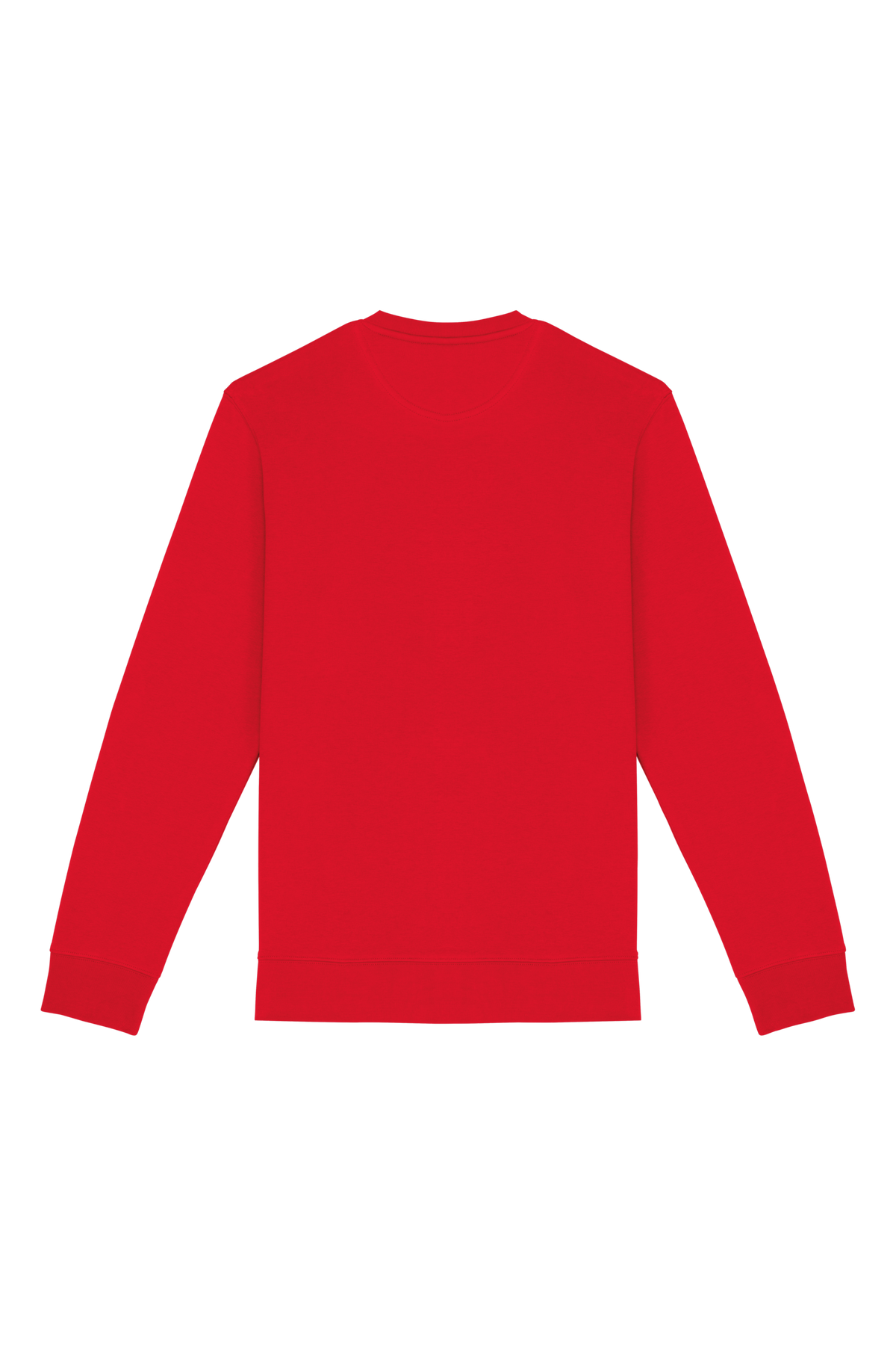 NS400 - Sudadera  ecorresponsable de cuello redondo unisex - Poppy Red - trasera