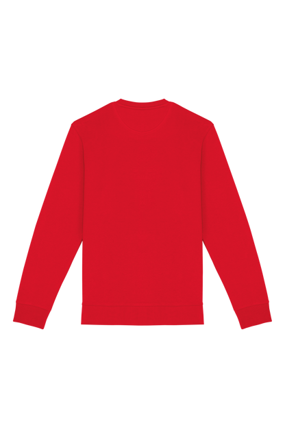 NS400 - Sudadera  ecorresponsable de cuello redondo unisex - Poppy Red - trasera