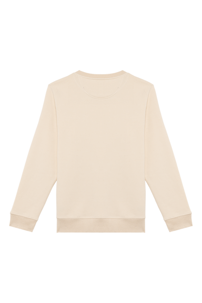 NS400 - Sudadera  ecorresponsable de cuello redondo unisex - Raw Natural - trasera