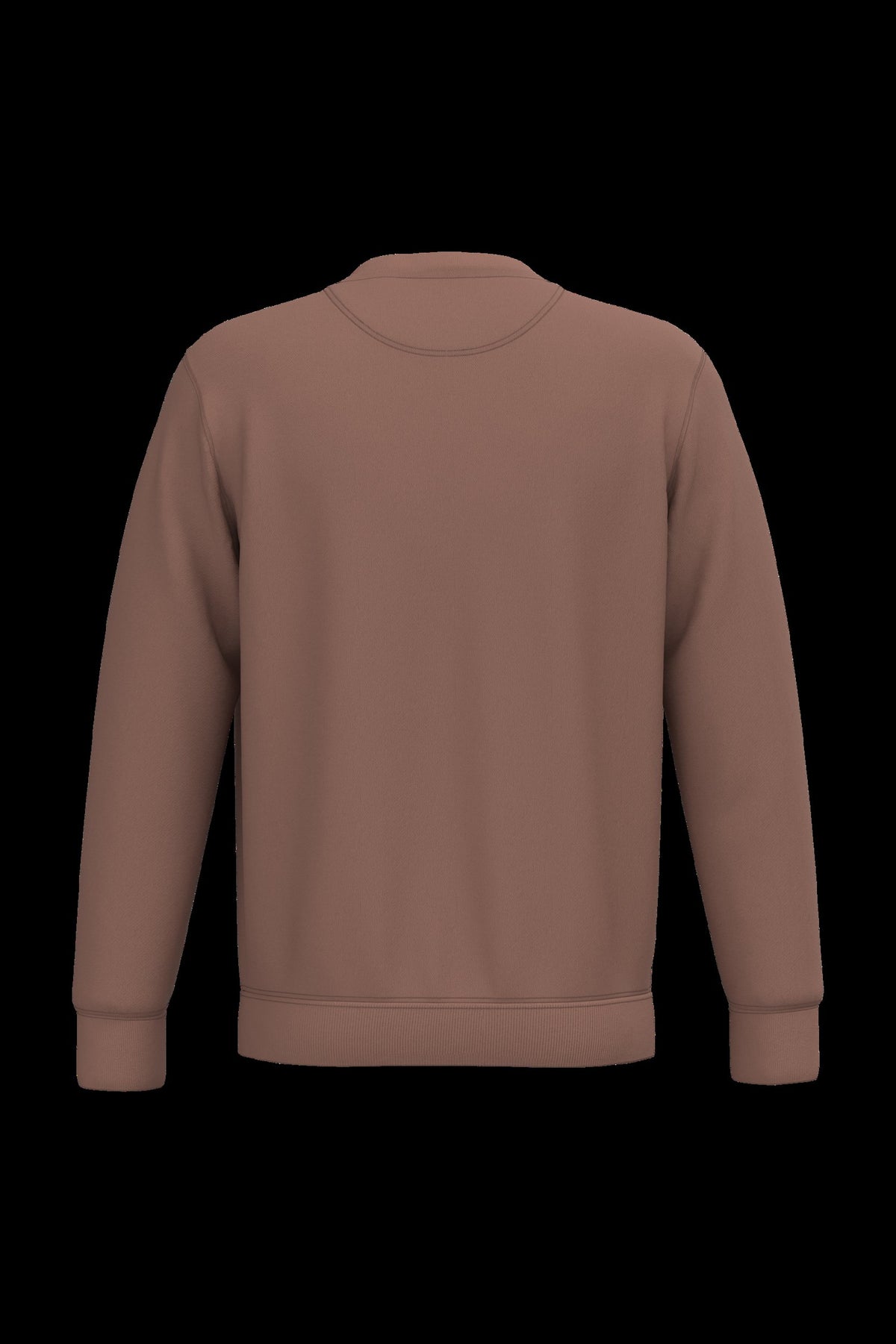 NS400 - Sudadera  ecorresponsable de cuello redondo unisex - Sienna - trasera