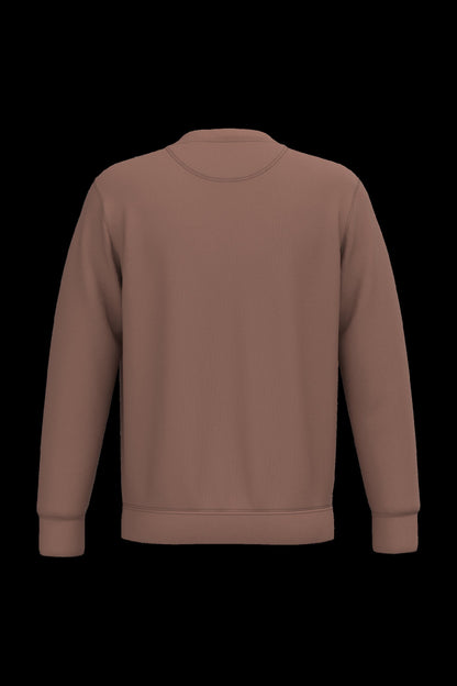 NS400 - Sudadera  ecorresponsable de cuello redondo unisex - Sienna - trasera