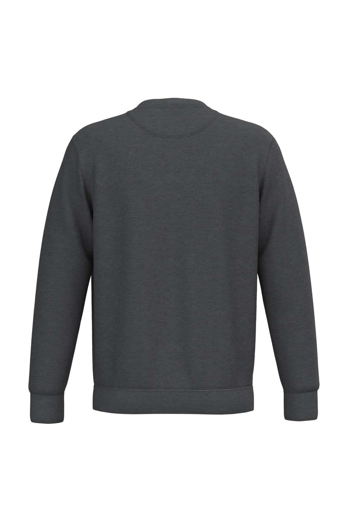 NS400 - Sudadera  ecorresponsable de cuello redondo unisex - Volcano Grey Heather - trasera