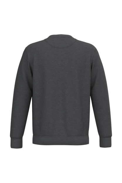 NS400 - Sudadera  ecorresponsable de cuello redondo unisex - Volcano Grey Heather - trasera