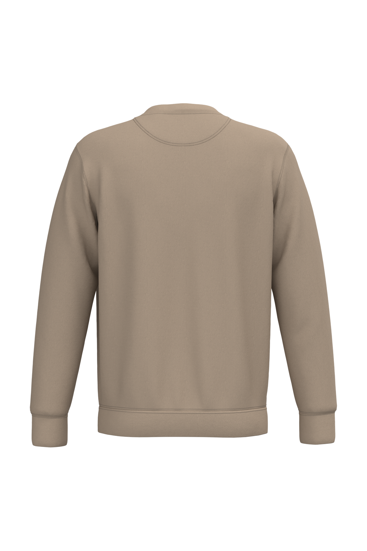 NS400 - Sudadera  ecorresponsable de cuello redondo unisex - Wet Sand - trasera