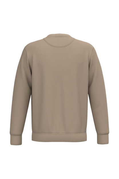 NS400 - Sudadera  ecorresponsable de cuello redondo unisex - Wet Sand - trasera