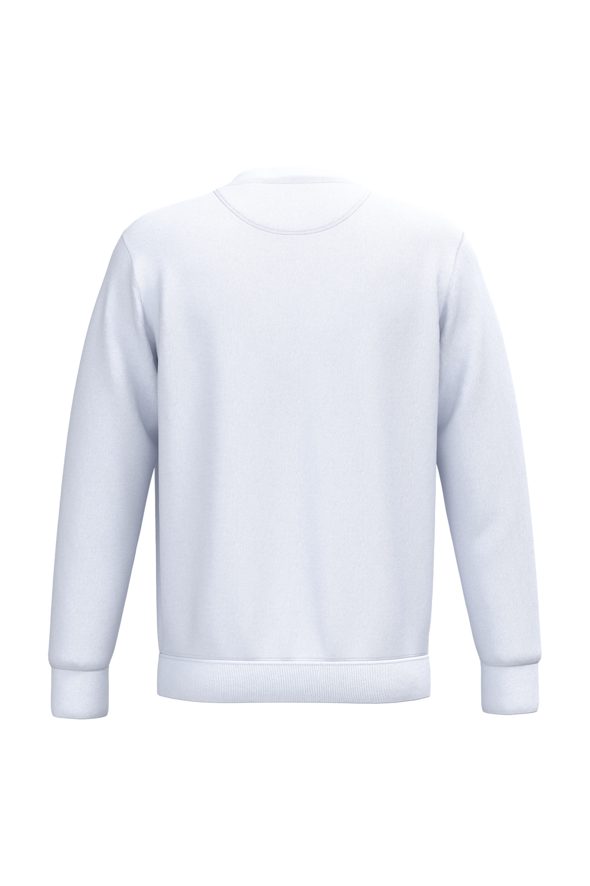 NS400 - Sudadera  ecorresponsable de cuello redondo unisex - White - trasera
