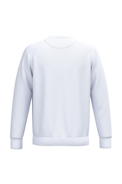 NS400 - Sudadera  ecorresponsable de cuello redondo unisex - White - trasera