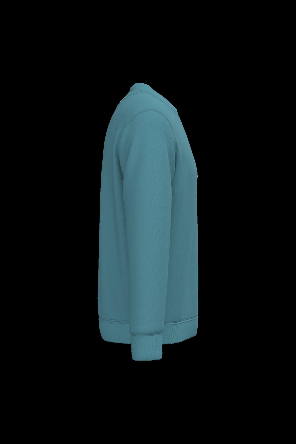 NS400 - Sudadera  ecorresponsable de cuello redondo unisex - Adriatic Blue - lateral