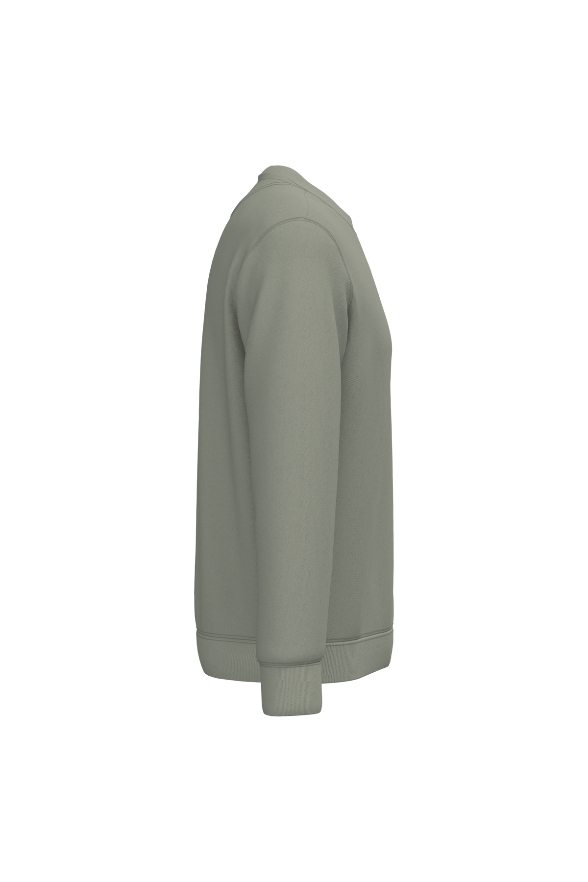 NS400 - Sudadera  ecorresponsable de cuello redondo unisex - Almond Green - lateral