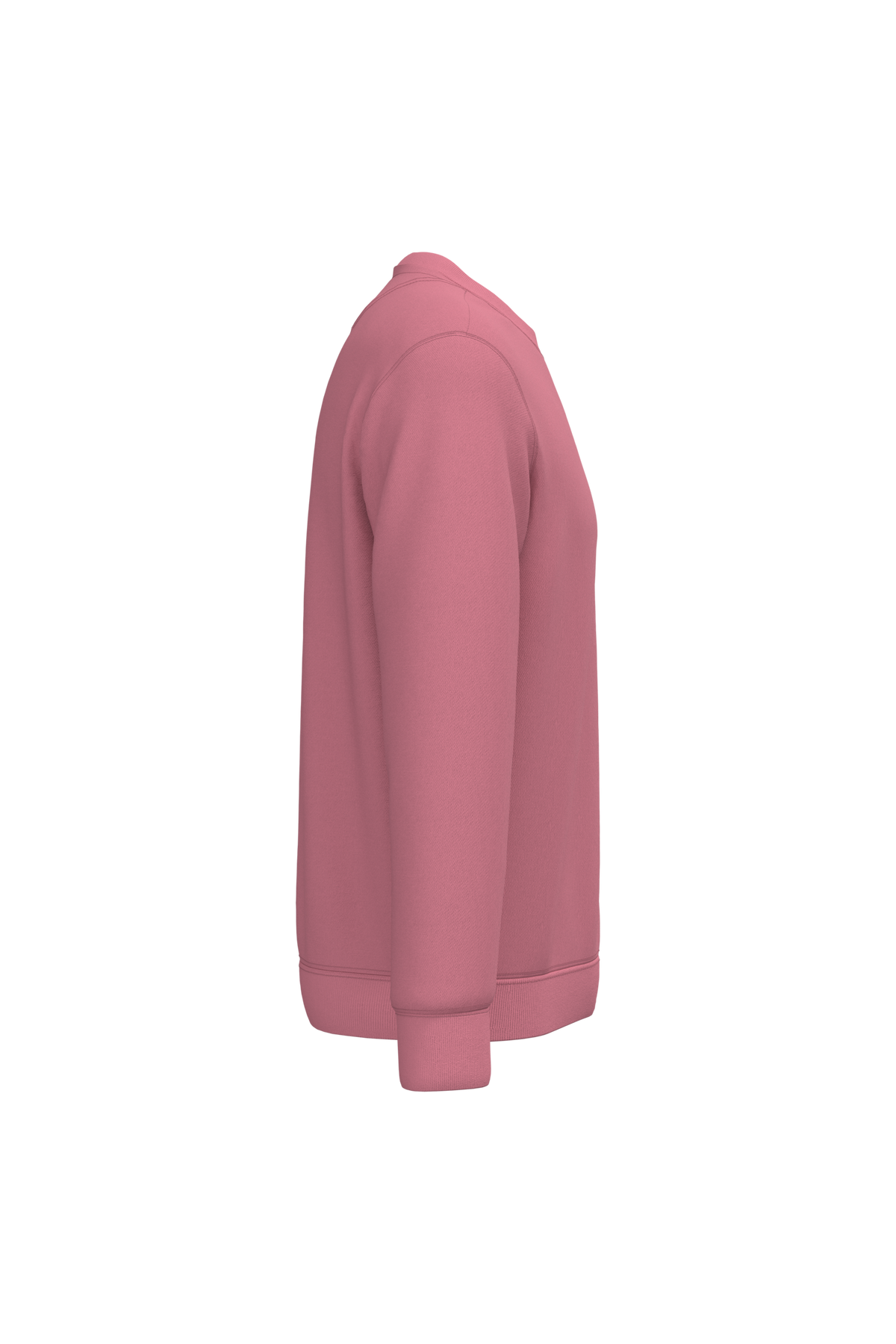 NS400 - Sudadera  ecorresponsable de cuello redondo unisex - Antique Rose - lateral