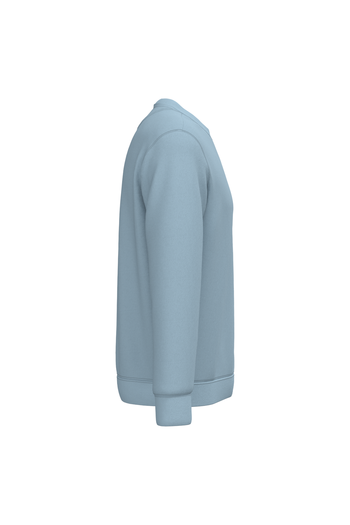 NS400 - Sudadera  ecorresponsable de cuello redondo unisex - Aquamarine - lateral