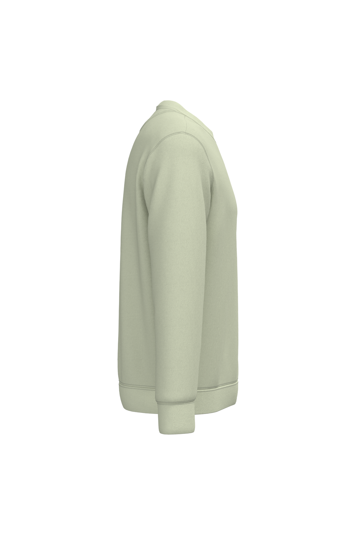 NS400 - Sudadera  ecorresponsable de cuello redondo unisex - Celadon Green - lateral