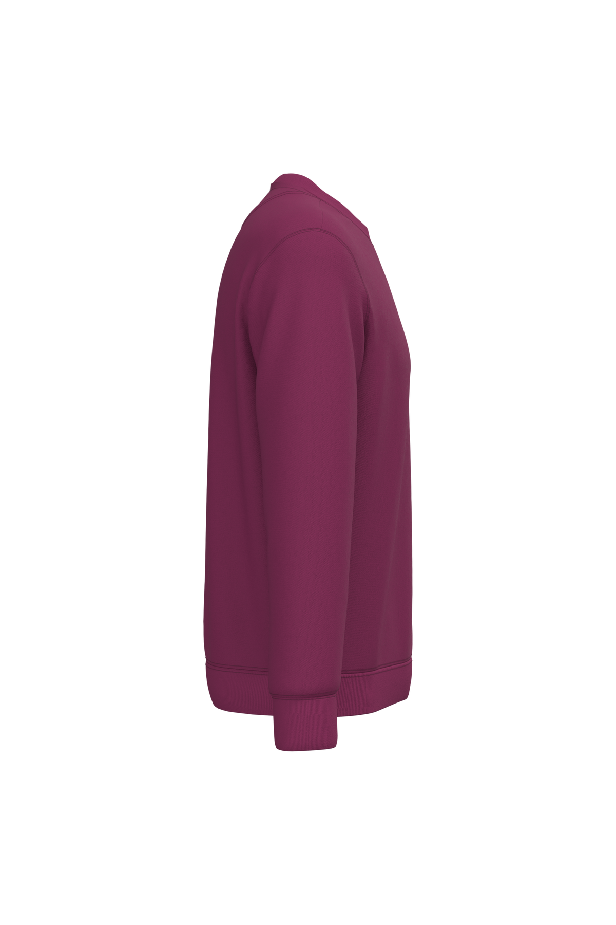 NS400 - Sudadera  ecorresponsable de cuello redondo unisex - Cherry Purple - lateral
