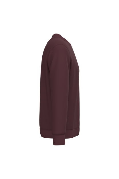 NS400 - Sudadera  ecorresponsable de cuello redondo unisex - Dark Cherry - lateral