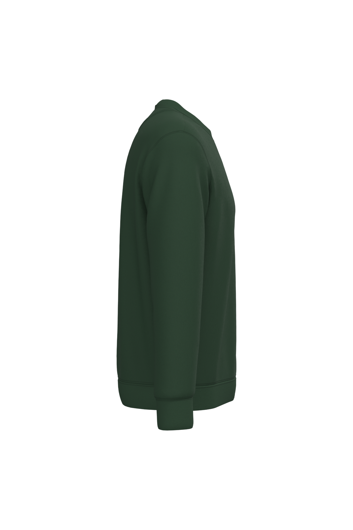 NS400 - Sudadera  ecorresponsable de cuello redondo unisex - Forest Green - lateral