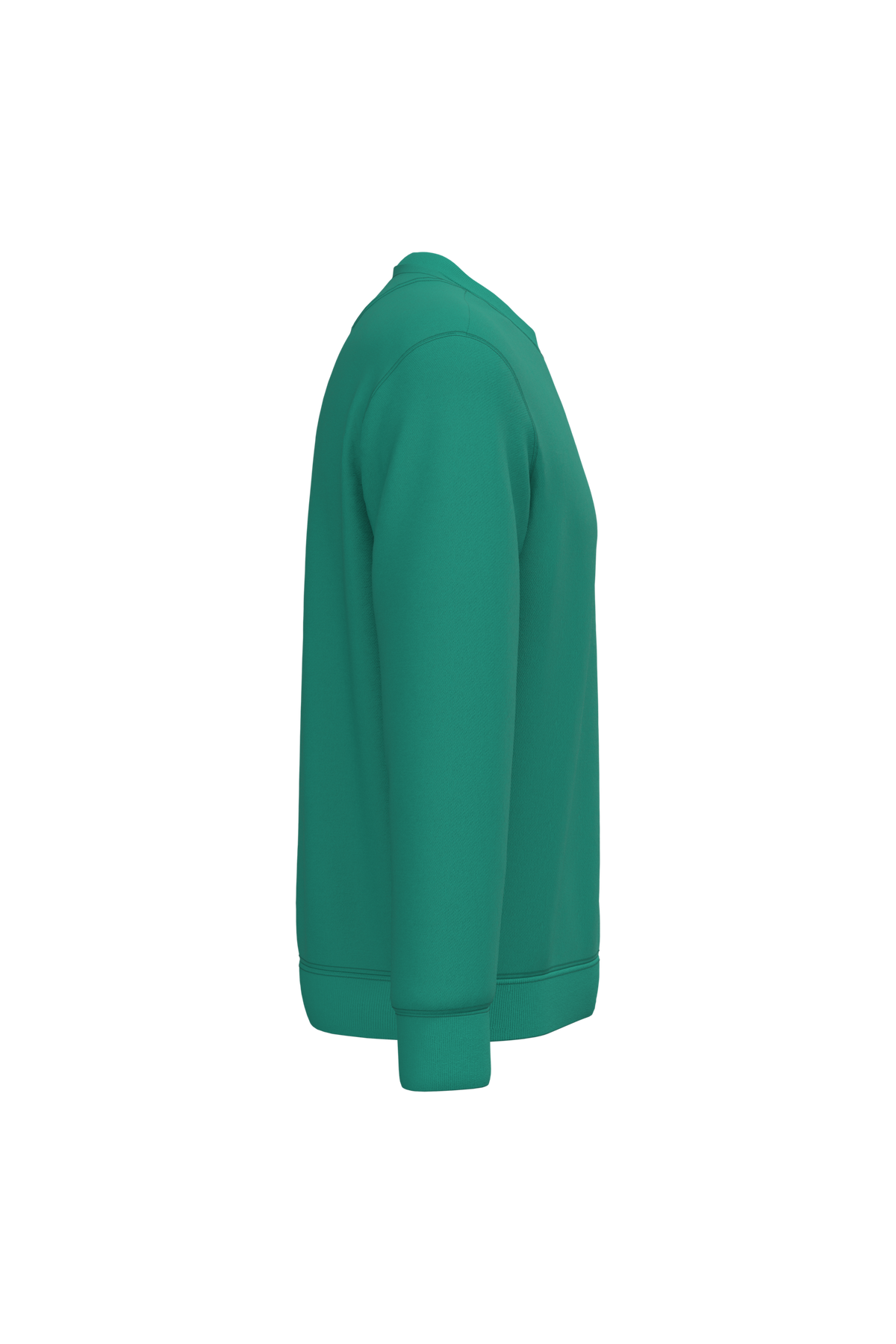 NS400 - Sudadera  ecorresponsable de cuello redondo unisex - Gemstone Green - lateral