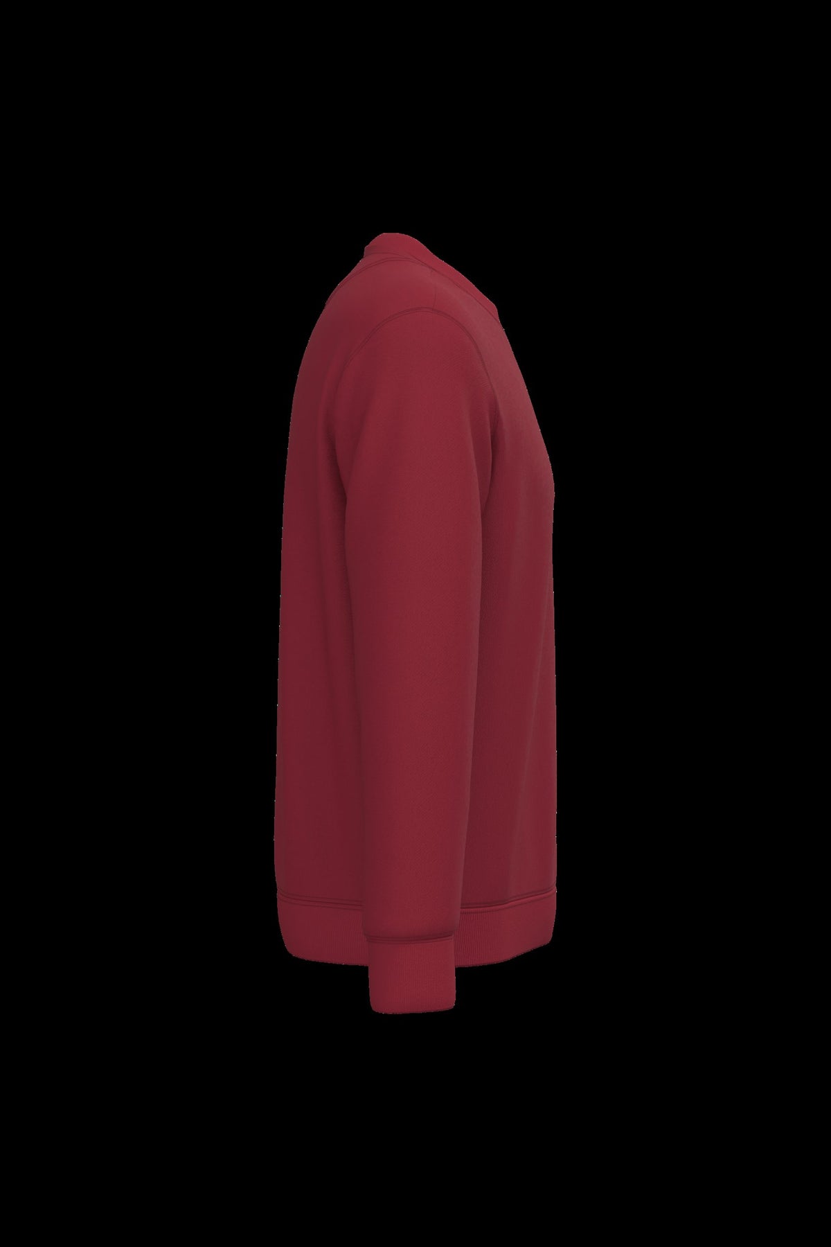 NS400 - Sudadera  ecorresponsable de cuello redondo unisex - Hibiscus Red - lateral