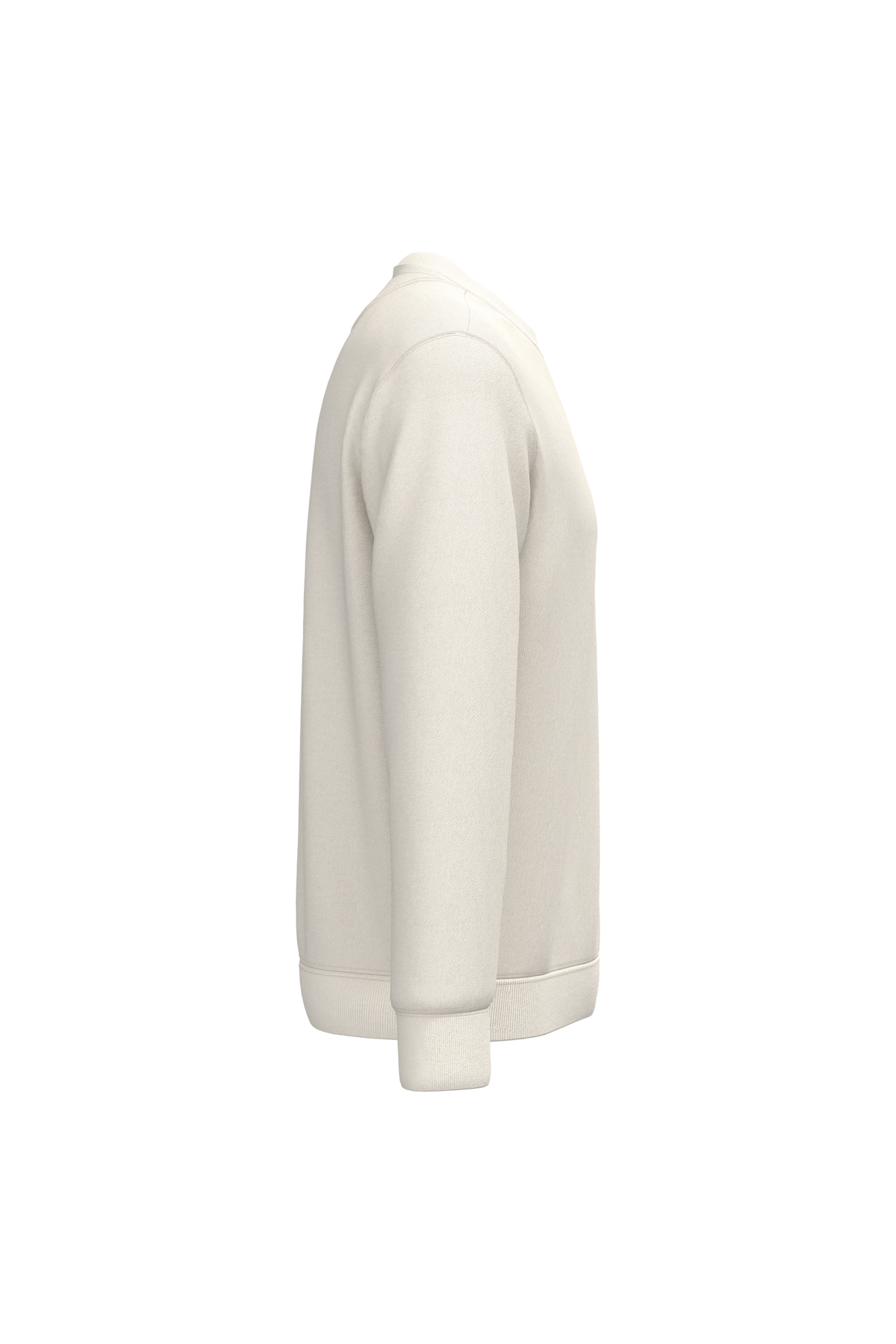 NS400 - Sudadera  ecorresponsable de cuello redondo unisex - Ivory - lateral