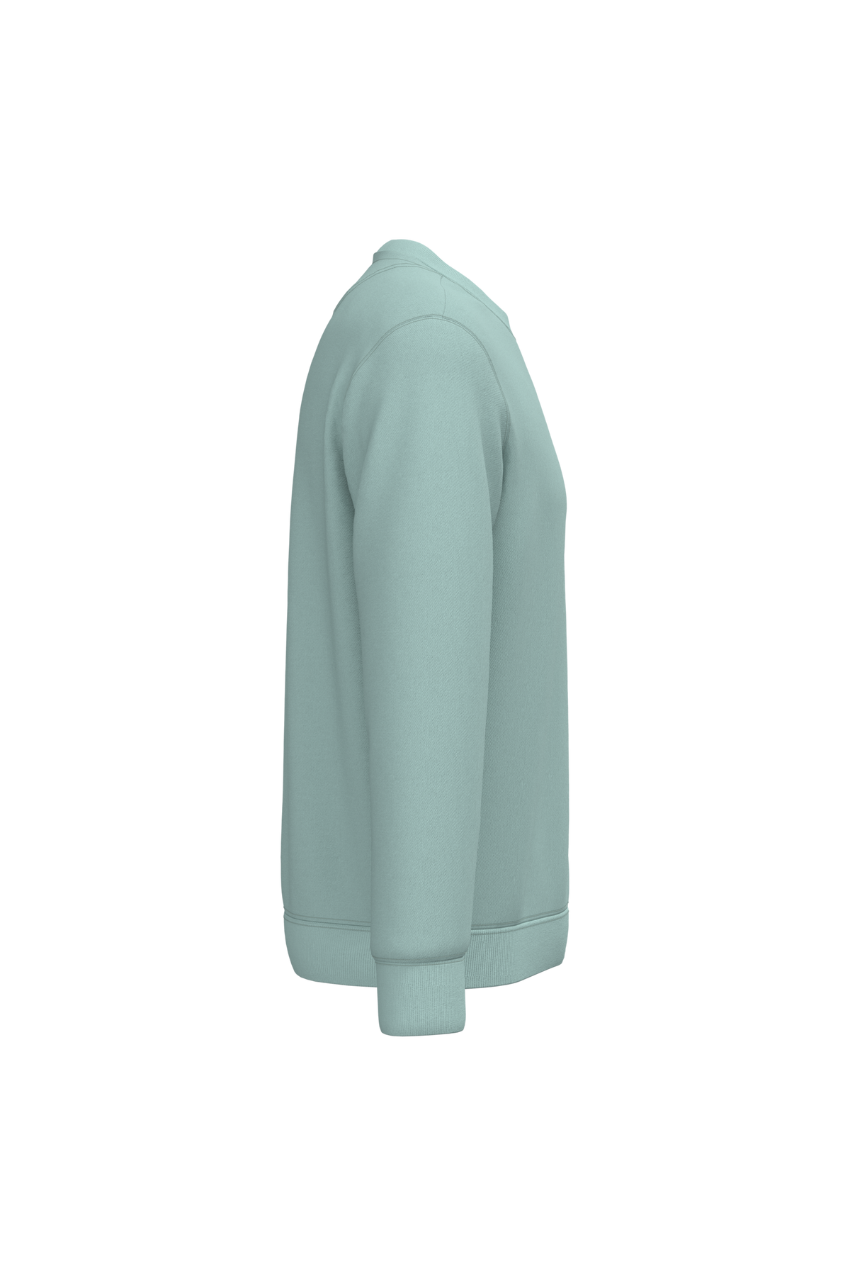 NS400 - Sudadera  ecorresponsable de cuello redondo unisex - Jade Green - lateral