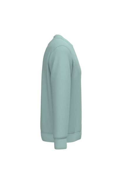 NS400 - Sudadera  ecorresponsable de cuello redondo unisex - Jade Green - lateral