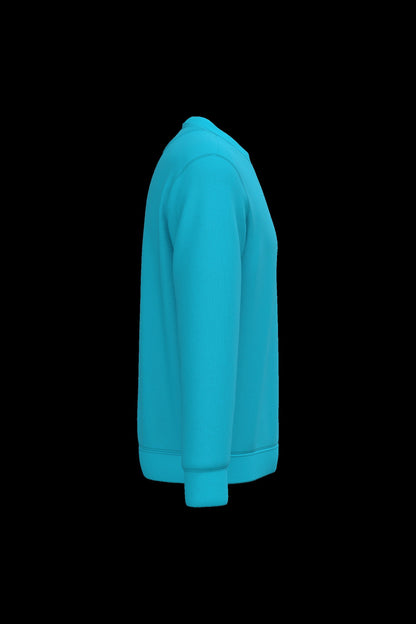 NS400 - Sudadera  ecorresponsable de cuello redondo unisex - Light Turquoise - lateral