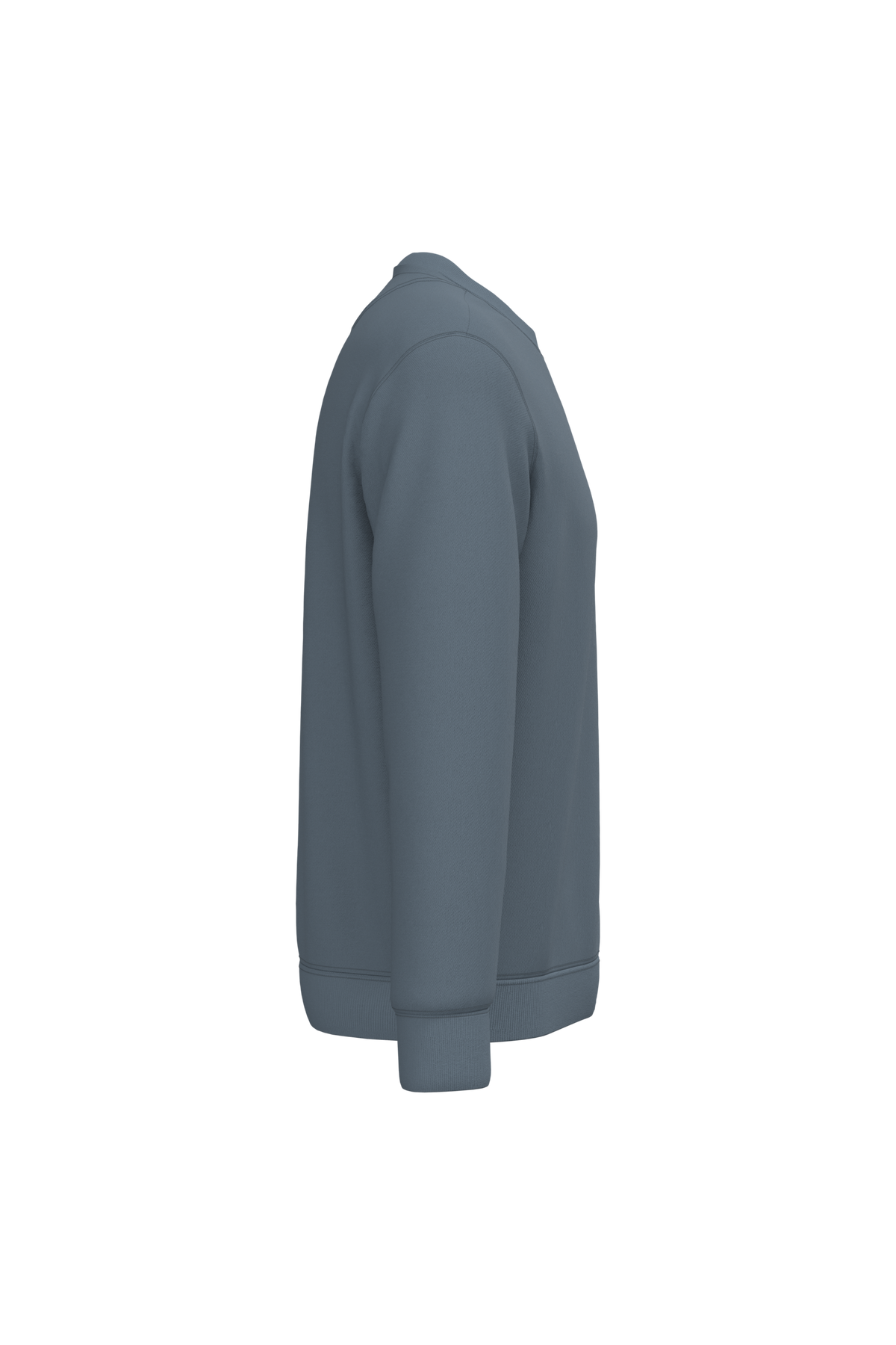NS400 - Sudadera  ecorresponsable de cuello redondo unisex - Mineral Grey - lateral