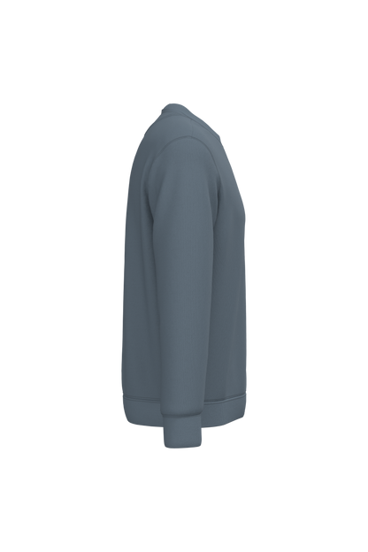 NS400 - Sudadera  ecorresponsable de cuello redondo unisex - Mineral Grey - lateral