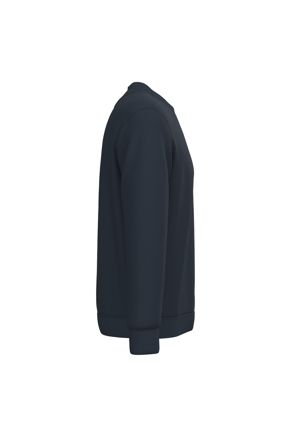 NS400 - Sudadera  ecorresponsable de cuello redondo unisex - Navy Blue - lateral