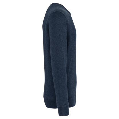 NS400 - Sudadera  ecorresponsable de cuello redondo unisex - Navy Blue Heather - lateral