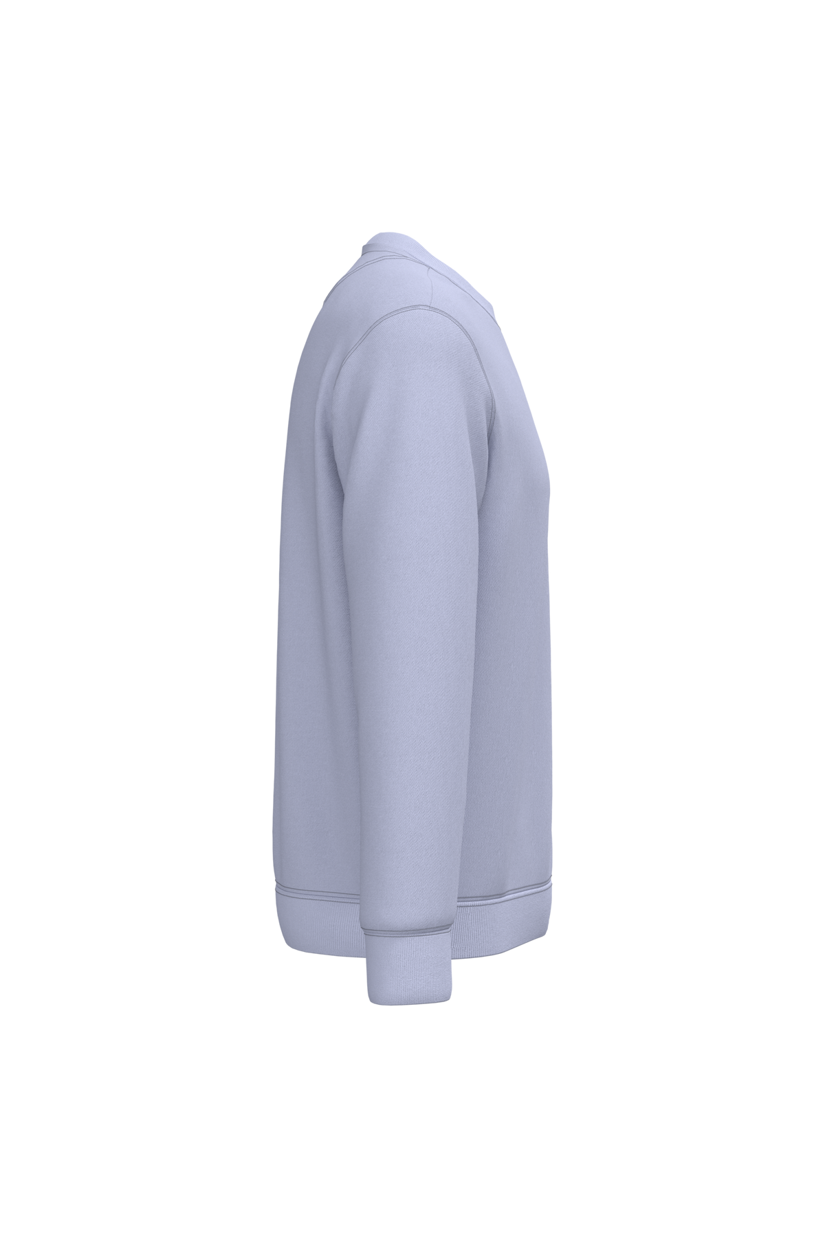 NS400 - Sudadera  ecorresponsable de cuello redondo unisex - Parma - lateral
