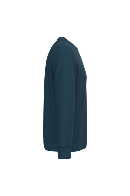 NS400 - Sudadera  ecorresponsable de cuello redondo unisex - Peacock Blue - lateral
