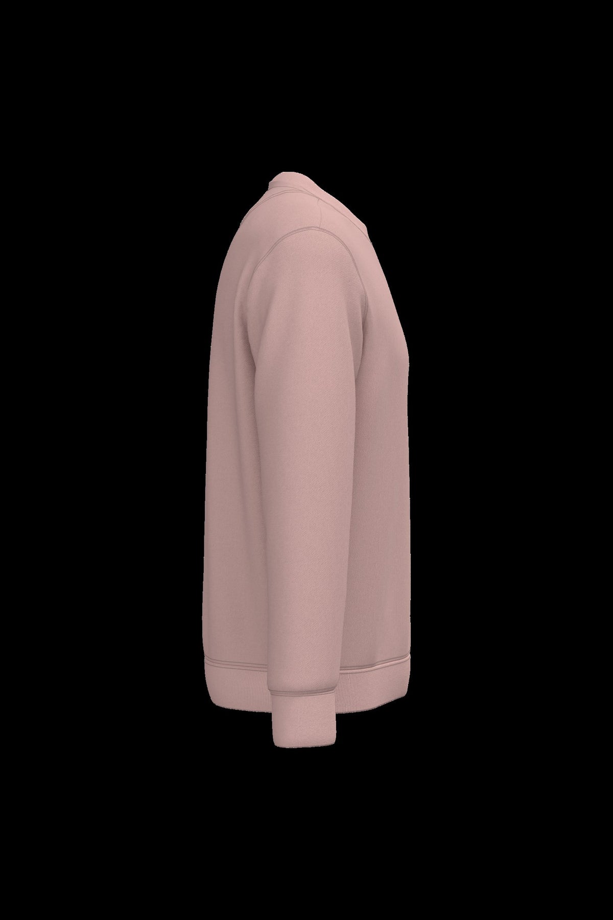 NS400 - Sudadera  ecorresponsable de cuello redondo unisex - Petal Rose - lateral
