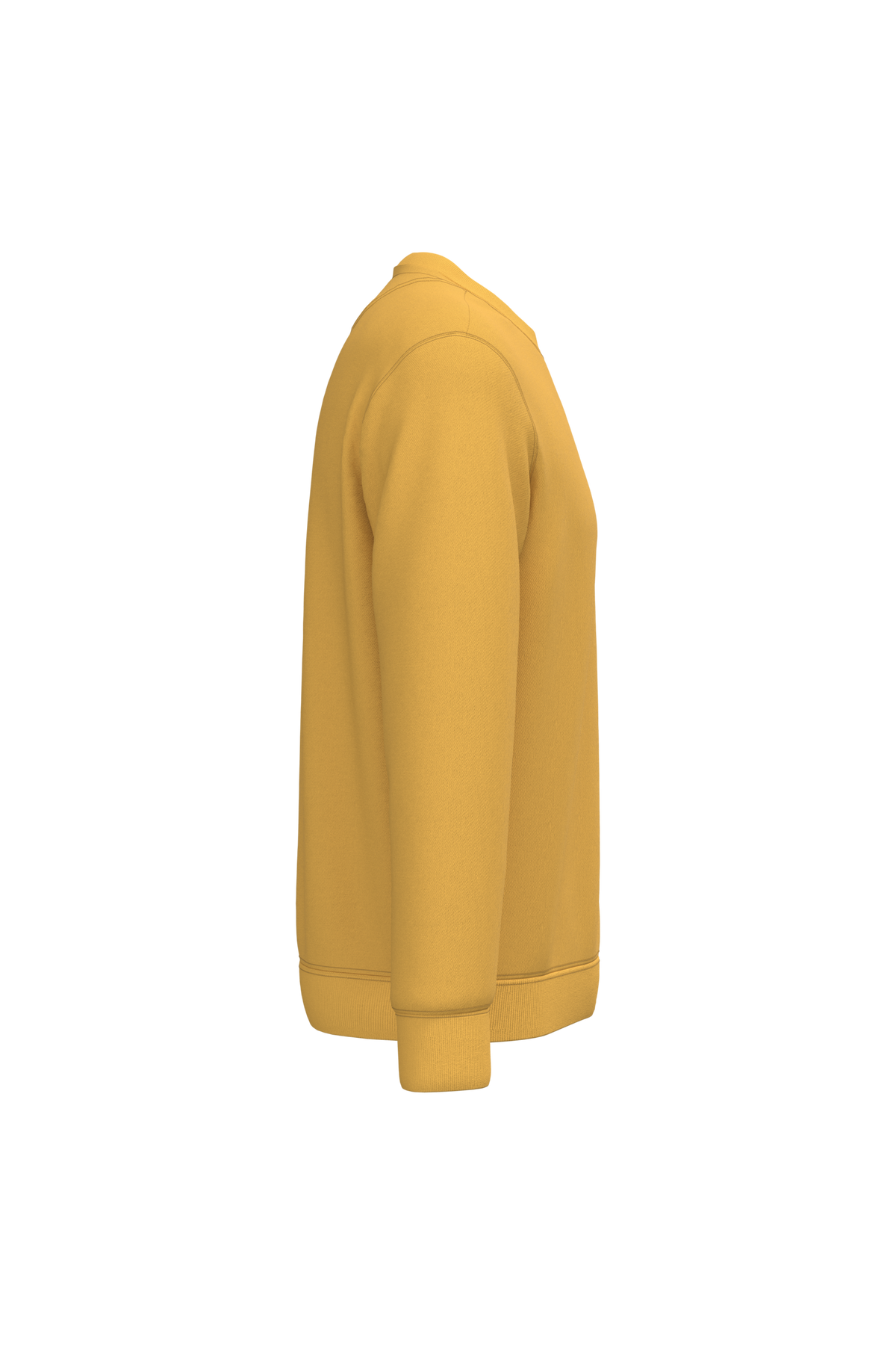 NS400 - Sudadera  ecorresponsable de cuello redondo unisex - Sun Yellow - lateral