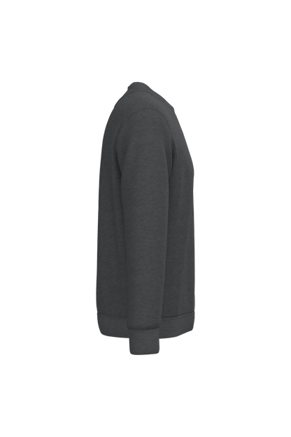 NS400 - Sudadera  ecorresponsable de cuello redondo unisex - Volcano Grey Heather - lateral