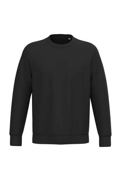 NS400 - Sudadera  ecorresponsable de cuello redondo unisex - Black - frontal