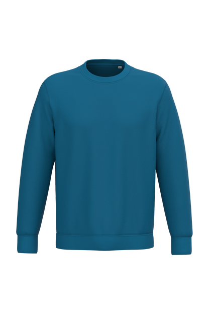NS400 - Sudadera  ecorresponsable de cuello redondo unisex - Blue Sapphire - frontal