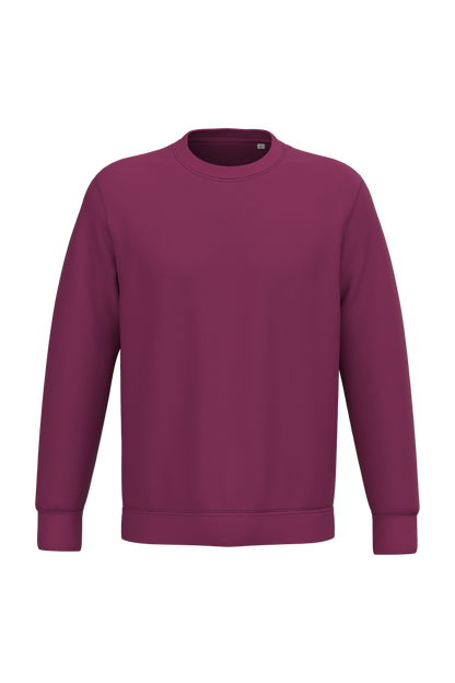 NS400 - Sudadera  ecorresponsable de cuello redondo unisex - Cherry Purple - frontal
