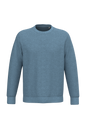 NS400 - Sudadera  ecorresponsable de cuello redondo unisex - Cool Blue Heather - frontal