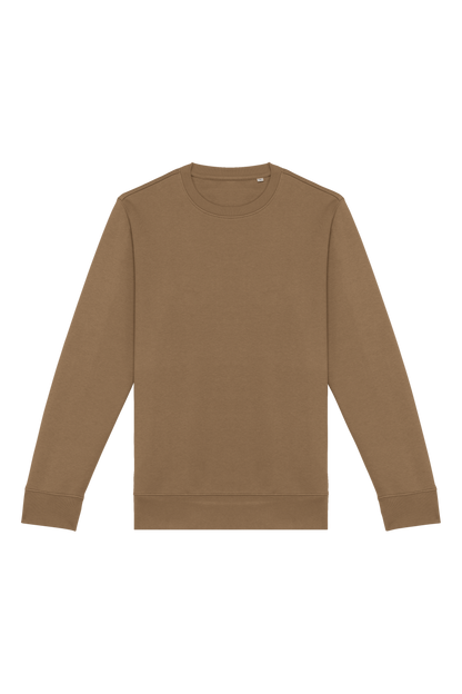 NS400 - Sudadera  ecorresponsable de cuello redondo unisex - Dark camel - frontal