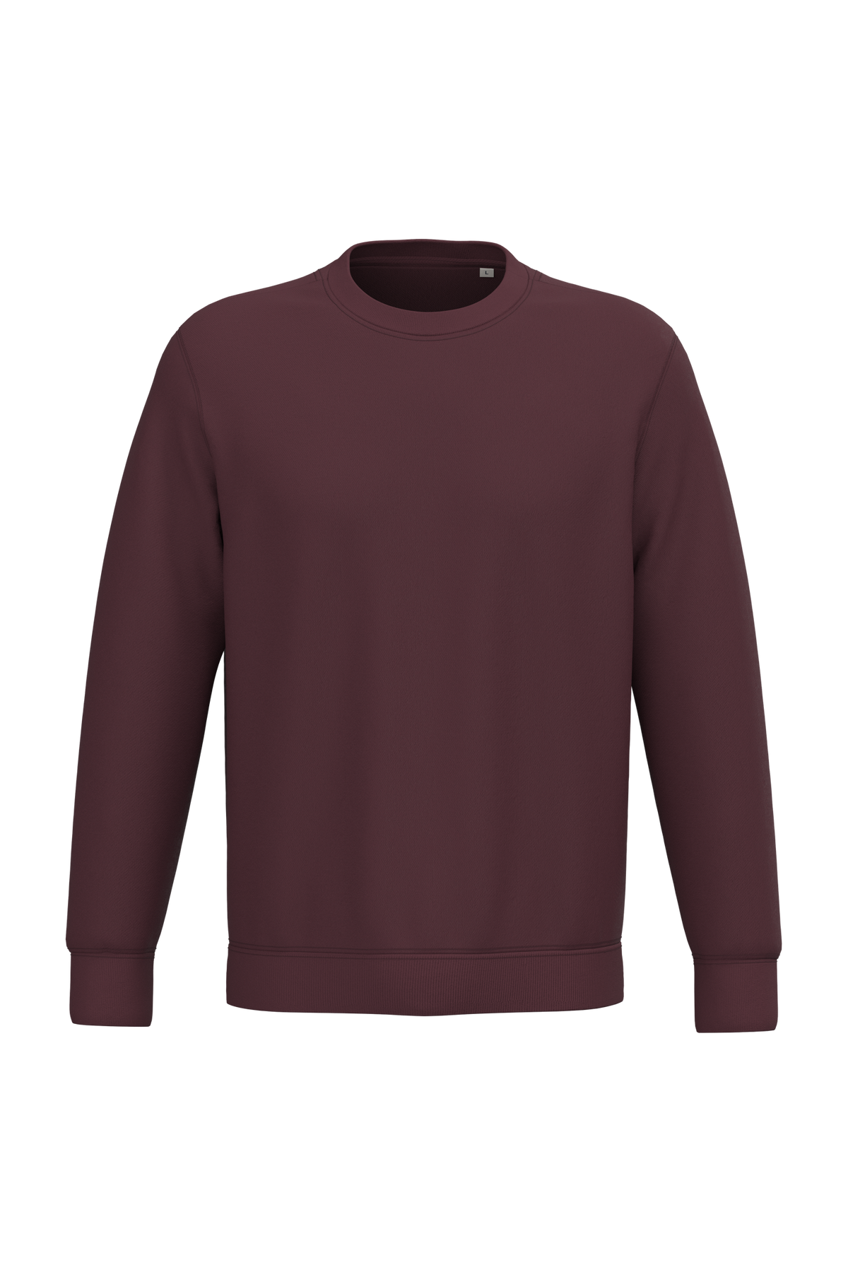 NS400 - Sudadera  ecorresponsable de cuello redondo unisex - Dark Cherry - frontal