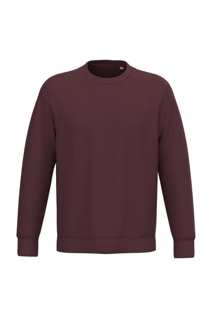 NS400 - Sudadera  ecorresponsable de cuello redondo unisex - Dark Cherry - frontal