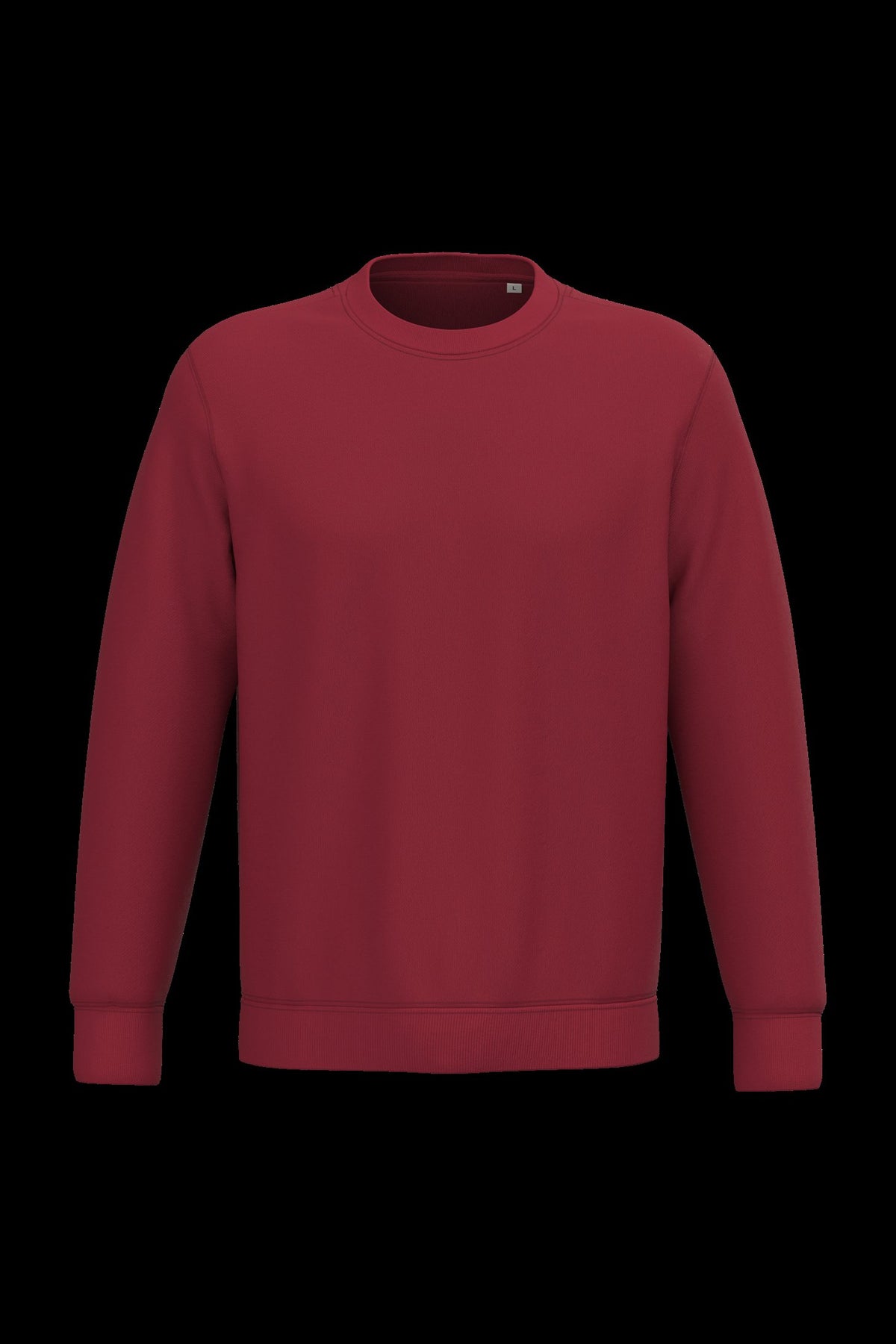 NS400 - Sudadera  ecorresponsable de cuello redondo unisex - Hibiscus Red - frontal