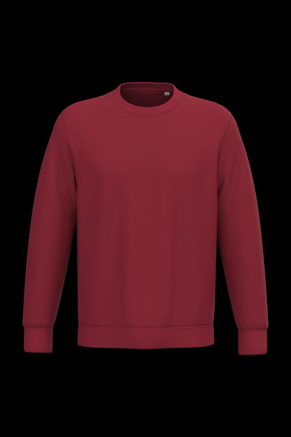 NS400 - Sudadera  ecorresponsable de cuello redondo unisex - Hibiscus Red - frontal