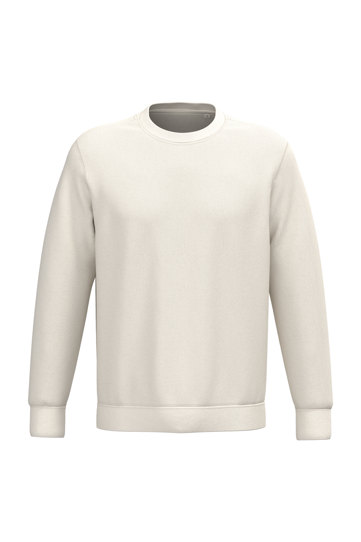 NS400 - Sudadera  ecorresponsable de cuello redondo unisex - Ivory - frontal