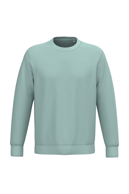 NS400 - Sudadera  ecorresponsable de cuello redondo unisex - Jade Green - frontal
